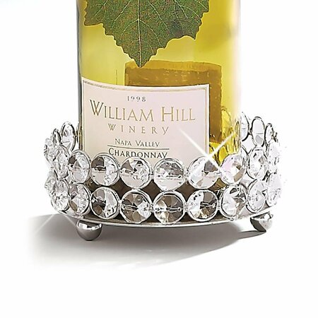 JIALLO Sparkle Pillar Holder & Wine Bottle Coaster 72871